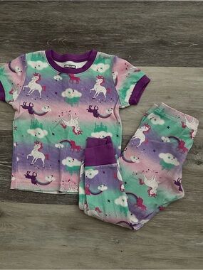Kirkland Signature Purple & Teal Unicorn Kids Pajama Set